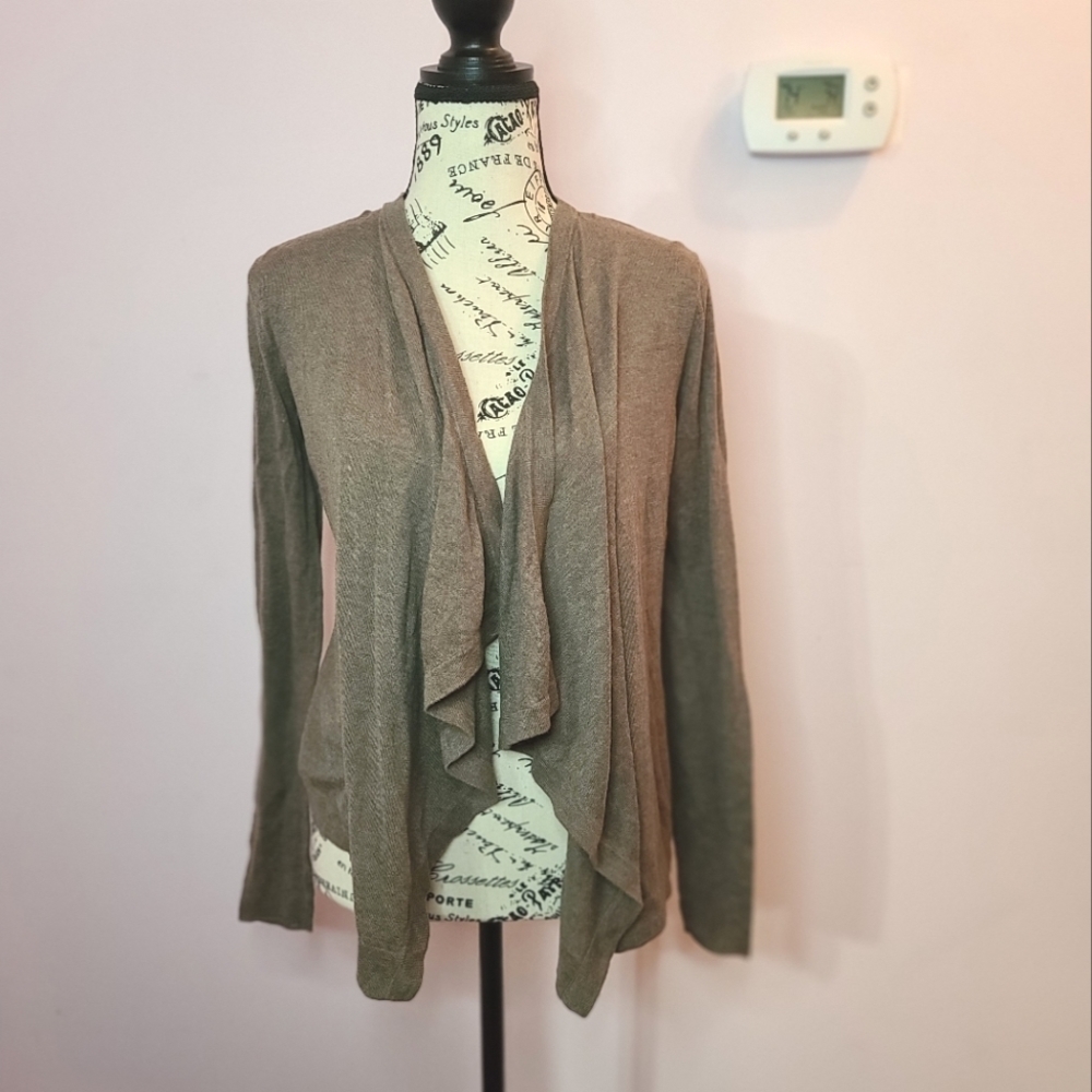 LOFT Cardigan minimalist Whimsigoth Cozy Casual Cabin core sweater size X Small